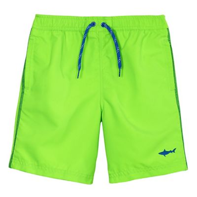 Boys' green swim shorts